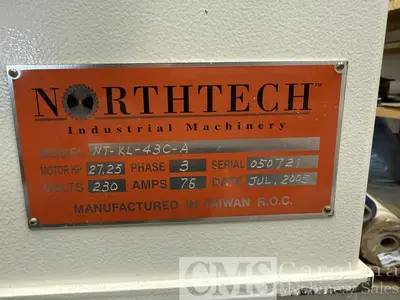 USED 2005 NORTHTECH NT-KL-430 A WIDEBELT SANDER