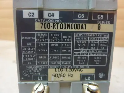 USED ALLEN BRADLEY 700-RT00N000A1 SER B