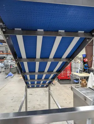 SS Incline Plastic Belt Conveyor