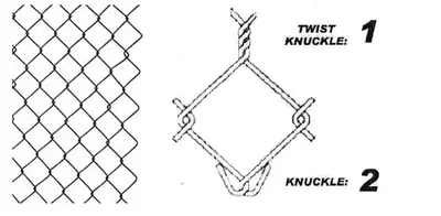 Chain Link Mesh Rolls, 2" x 2", 6 Gauge Galvanized 5' x 30'