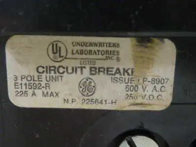 USED GENERAL ELECTRIC / GE TFJ236125