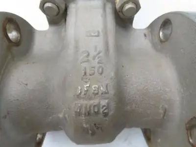 Ladish Gate Valve 2-1/2" ANSI Class 150 275PSI Stainless Steel Rising Stem