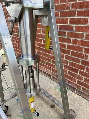 USED SEPTECH ANNULAR EXPANSION STAINLESS STEEL PREPARATIVE HPLC COLUMN