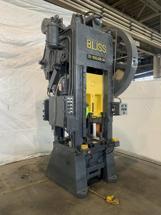 Used BLISS S1-100-24-30 Straight Side Presses Ohio US | G-2000, Inc. 17 #179036