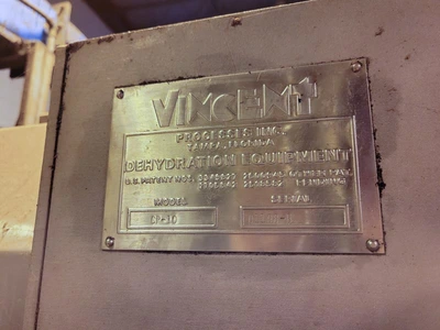 Used 2002 VINCENT YZY X95B Screw De Watering Presses New York US | Solutions 4 Manufacturing #1406939