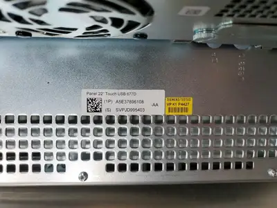 USED Siemens 22" USB 677D Touch SIMATIC HMI w/6AV7260-2GM41-0BX6 IPC Module