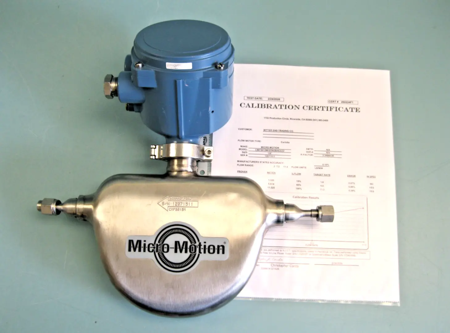 USED Micro Motion CMFS015 M323N2BAE2ZZ