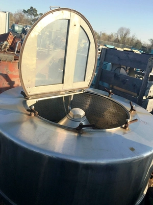 Robatel ETS-1500 perforate basket centrifuge, 316SS.