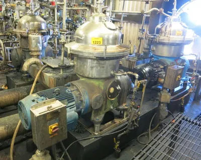 (5) Westfalia SAMR 5036 clarifier centrifuges, 316SS.