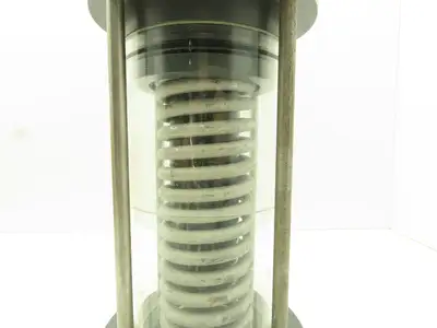 Plast-o-matic ES200B-NC 2" Shutoff Valve PVC Spring Return NC Pneumatic Powered