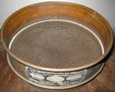 QTY. 1. USA STANDARD SIEVE SERIES, NO: 8, BRASS, 8...