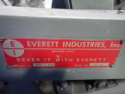 USED EVERETT INDUSTRIES MODEL 1416