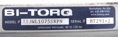 NEW BI-TORQ IS3WL1075SRPN VALVE 3-WAY ACTUATED 1"