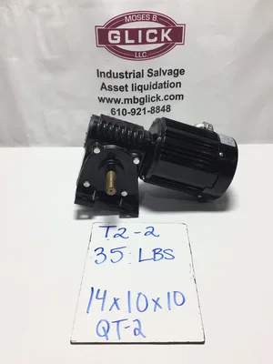 Bodine 48R6BFPP-5H Inverter Duty Gearmotor 3PH 3/4HP 10:1 Ratio