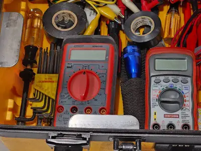 Electrical Diagnostic Tool Case with Contents