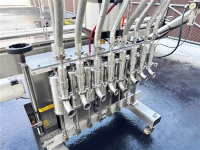 Acasi 8 Head Inline Piston Filler Model PI3300