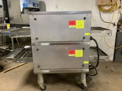 152-0789 Middleby Marshall DZ33T Electric Double Stack Conveyor Pizza Oven-2022