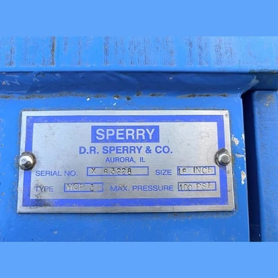 USED D.R. SPERRY & CO. HCP 3