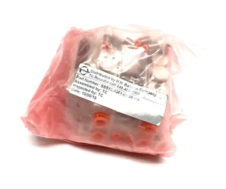 New | in-Stock SMC MANIFOLD BASE ASSEMBLY 2-STATION Parts (Hydraulics and Pneumatics) | Maverick Industrial Sales #1100145