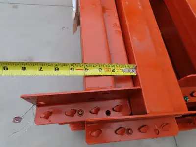 Interlake Teardrop Pallet Rack Racking Step Beam Crossmember 12' 144"x4" 2650 LB