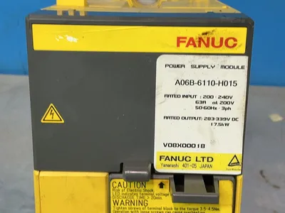 Used FANUC A06B6110H015 PLC Power Supplies Ohio US | HGR 24 #1345463
