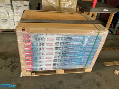 Pallet of 27 cases of Bruce Hydropel 5”x47” Oak Hardwood Flooring- Medium Gray Oak Approximately...
