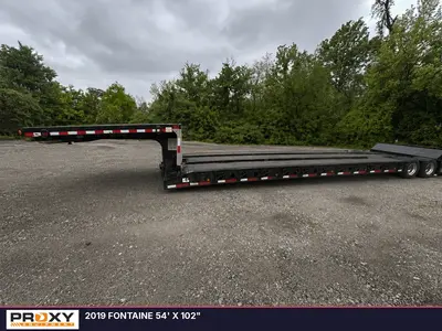 Used 2019 FONTAINE 54' X 102" Lowboy Trailers Ohio US | Proxy Equipment #1388696