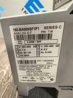 Used Allen-Bradley 160-BA06NSF1P1 Motor Controllers South Carolina US | ESS Industrial Equipment Sales #1260339