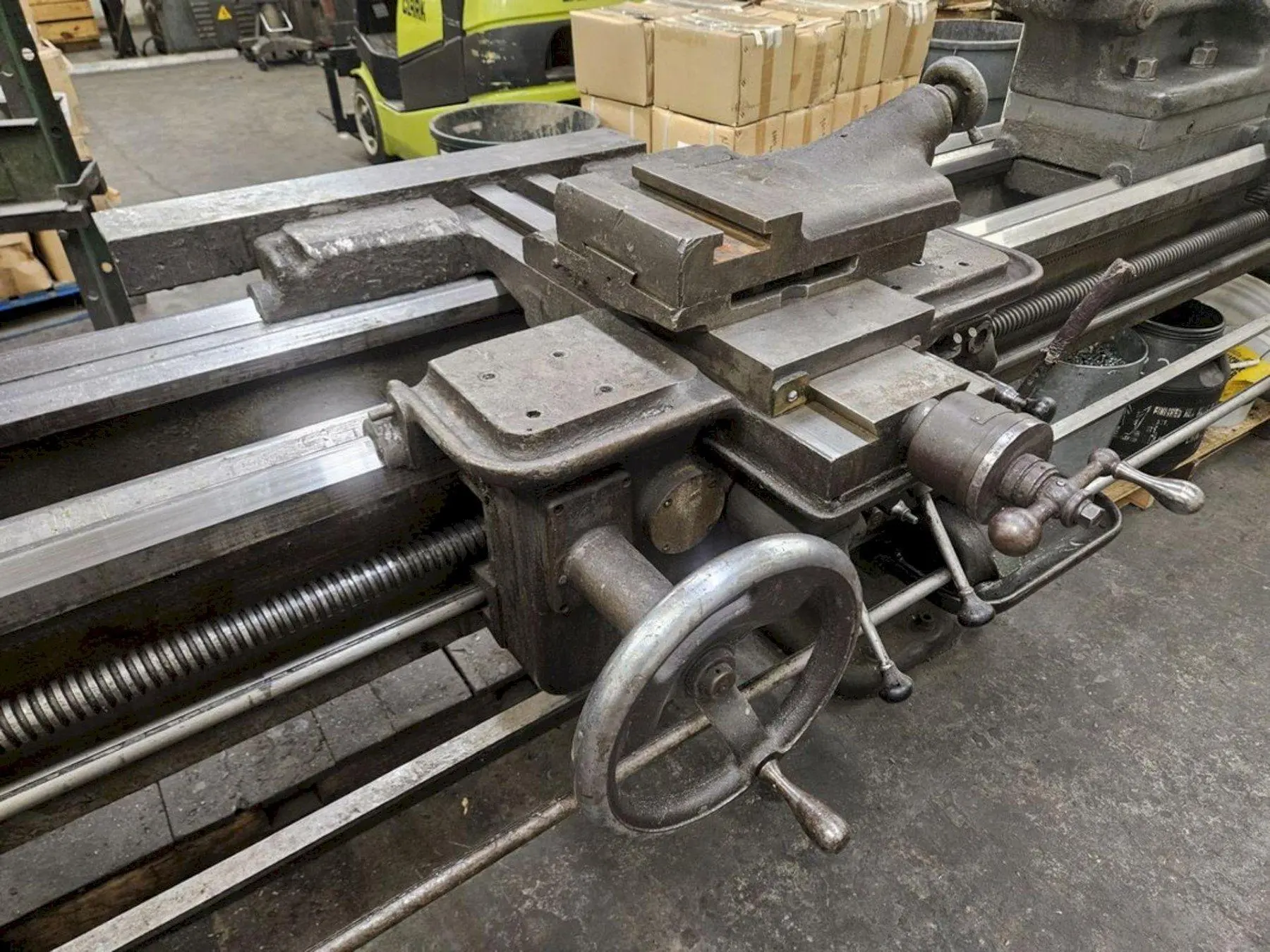 28" X 126" AMERICAN PACEMAKER ENGINE LATHE 2-1/8" HOLE: STOCK #23510