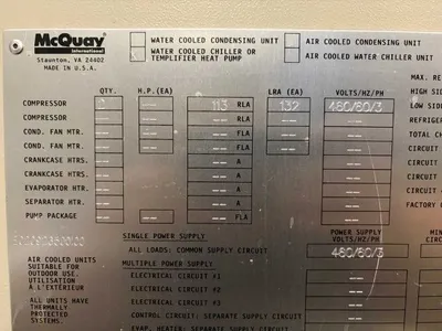 2018 DAIKIN-MCQUAY WMC250DBS-ER10 Chillers | Perry Equipment (4)