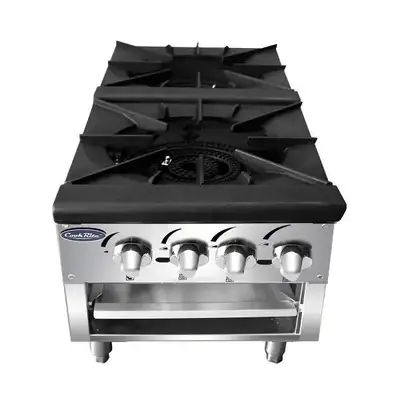 New | in-Stock Atosa New Atosa ATSP-18-2L Double Gas Stock Pot Stove (Low Height) Commercial Ranges Illinois US | Falcon Restaurant Supply #1375314