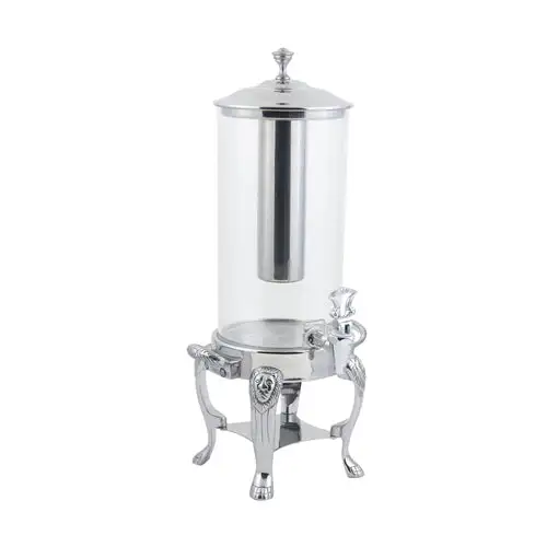 Bon Chef 48500CH 2-Gallon Juice Dispenser, Chrome, Lion