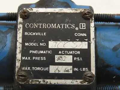Contromatics 200SR Pneumatic Valve Actuator Spring Return 120 PSI 110 In/Lb
