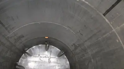 Tank, 5,000 Gallon, S/st, Horiz, 88" x 16', Coils, #S741361