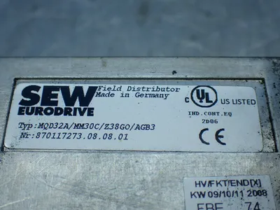 Used SEW EURODRIVE MQD32A/MM30C/Z38G0/AGB3 Variable Speed Drives Ohio US | HGR 24 #838763