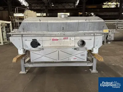 Used Carrier 10.5"W X 10'L Carrier Stainless Steel Fluid Bed Dryer, Model OAD-1260S Fluid Bed Dryers Ohio US | Federal Equipment Company #1338388
