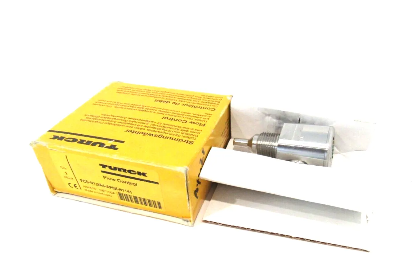 NEW TURCK FCS-N1/2A4-AP8X-H1141 FLOW MONITOR 6871004 FCSN12A4AP8XH1141