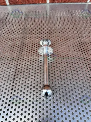Stainless Steel Spray Ball w/ 1.5" to 2.5" Sanitary Fitting