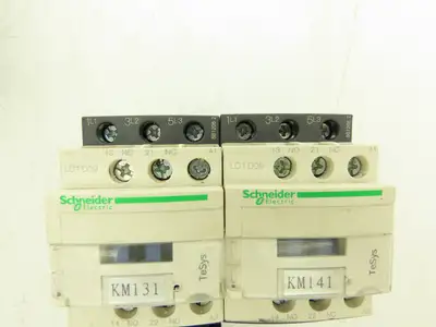 Schneider Electric LC1D09 IEC TeSys Contactor Overload Combination Lot of 3