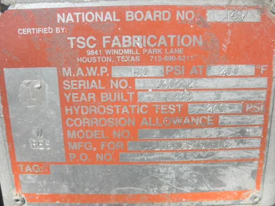 USED LUBE SYSTEMS INC. NFP-1-1-150-2-SS4