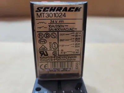 Used SCHRACK MT301024 Misc Electrical & Power Parts British Columbia CA | Lenmark #1439762