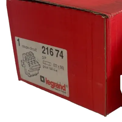 NEW LEGRAND 216 74 FUSE HOLDER 3P 22X58 21674