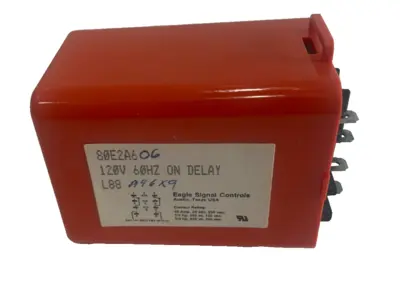 NEW DANAHER CONTROLS 80E2A606 TIME DELAY RELAY 120V 60HZ