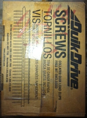 Screws,No.X1S1016, 5/16 HEX #10x1",Approx.1500 screws per box(33)Boxes Available