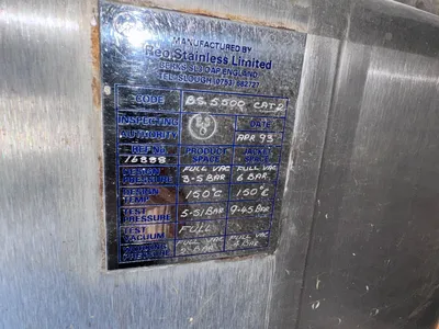 Used REO STAINLESS 8,000 Litre Reactors New Jersey US | Perry Equipment #1420614