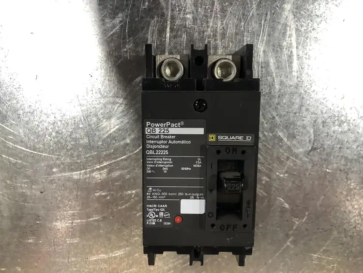 Used SQUARE D QBL22225 Switchgears British Columbia CA | Lenmark #240998