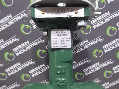 2.5" Stockham LD712-DS3-B Iron Butterfly Valve 200 PSI Surplus