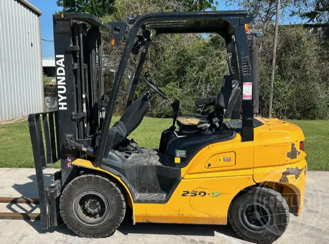 Used 2022 HYUNDAI 25D-9 Internal Combustion Forklifts: Pneumatic Tire Texas US | Forklift Exchange #1274435