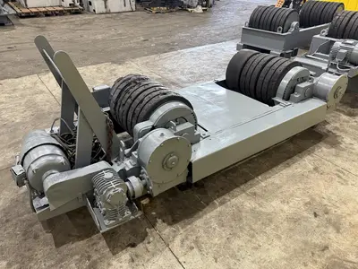 120,000 LB / 60 TON RANSOME PANDJIRIS TANK TURNING WELDING ROLLS, POWER & IDLER: STOCK 13388