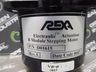 REXA D01615 Electraulic Actuation B Module Stepping Motor Rev. 5 Used